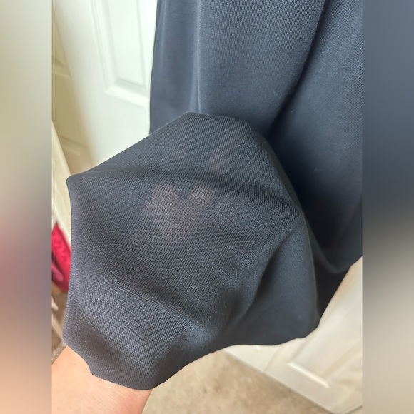 Exclusively MISOOK Black Knit Dress Scoop Neck Basic Acrylic Sleeveless Workwear - Picture 8 of 12